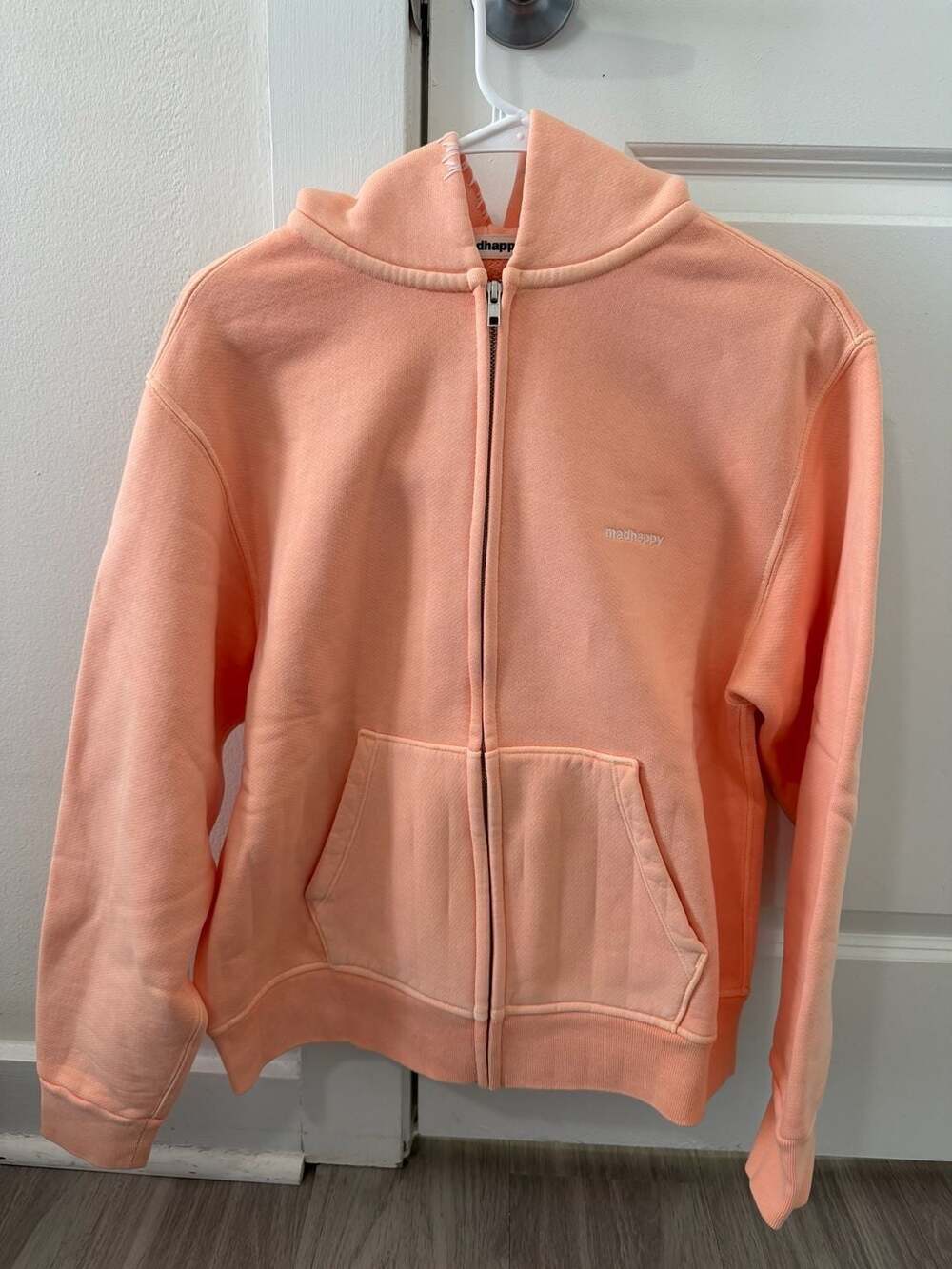 Madhappy Fleece Zip Up T2 Size M Peach Pink